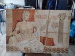 Schilderij Grieks Romeinse Stijl 98x68cm, Ophalen of Verzenden, Zo goed als nieuw, Schilderij, 75 cm of meer