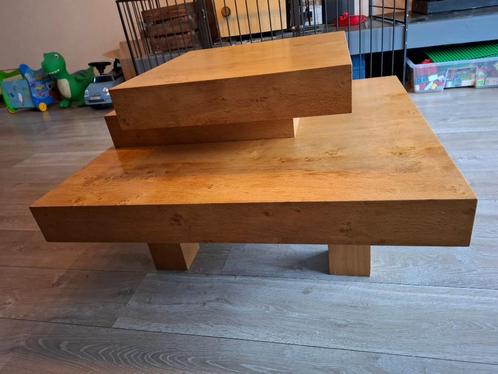 Design salontafel met 3 niveaus, Huis en Inrichting, Tafels | Salontafels, Gebruikt, Minder dan 50 cm, 50 tot 100 cm, 100 tot 150 cm