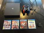 PlayStation 4 Pro 1TB + 2 Controllers + Games, Met 2 controllers, Ophalen of Verzenden, 1 TB, Pro