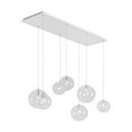 Atmooz hanglamp Merida -7 glazen bollen, Huis en Inrichting, Lampen | Hanglampen, Ophalen, Modern minimalistisch, 75 cm of meer
