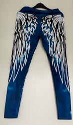 vogelvleugelmotief legging, Legging, Maat 36/38 (S), Blauw, Ophalen of Verzenden