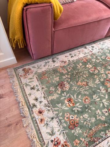 Vloerkleed oriental groen 135x195cm beschikbaar voor biedingen