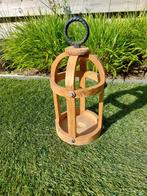 Houten open lantaarn, Ophalen, Gebruikt, Hout