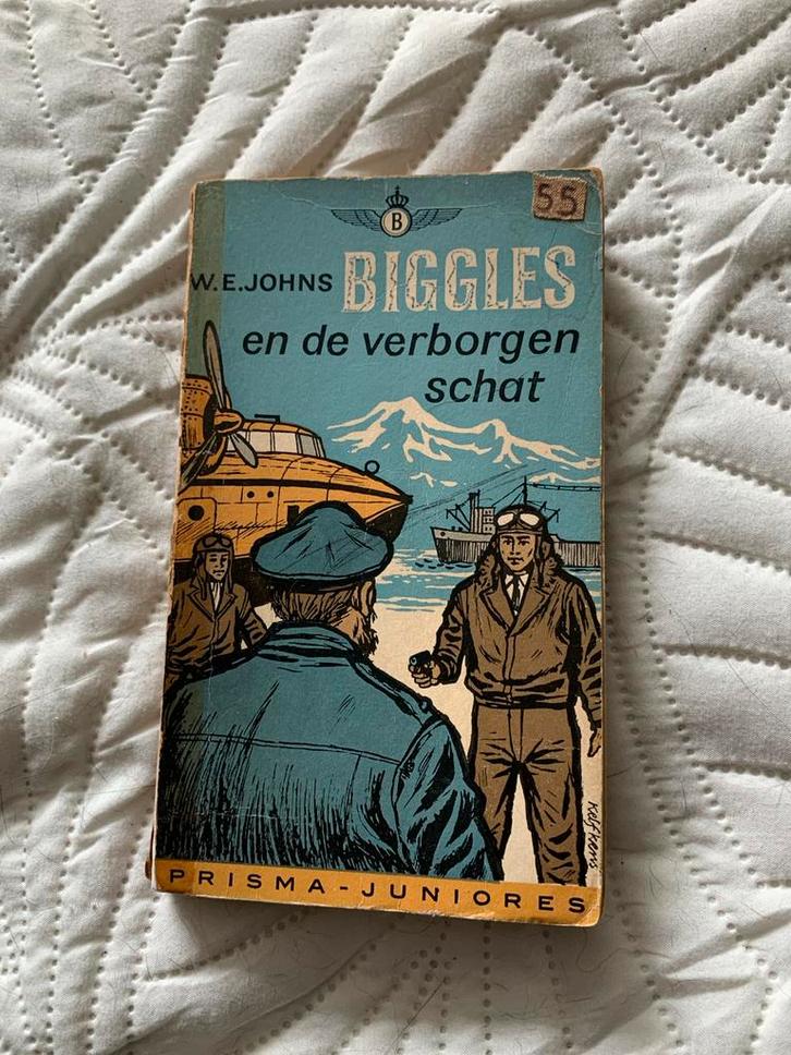 Biggles en de verborgen schat - W.E. Johns, Boeken, Avontuur en Actie, Gelezen, Ophalen of Verzenden