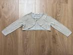 H&M bolero vestje beige/goud maat 98/104, Kinderen en Baby's, Kinderkleding | Maat 98, Gebruikt, Meisje, Trui of Vest, H&M