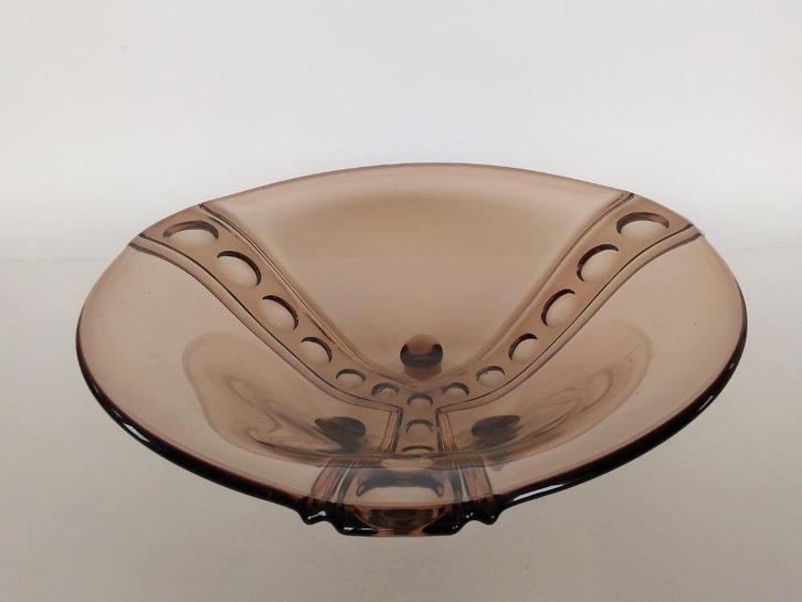 Fruitschaal Fenne Glashütte Wotan Persglas Art Deco, Antiek en Kunst, Antiek | Glas en Kristal, Ophalen of Verzenden
