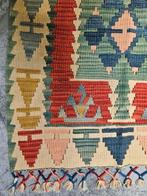 Handgeknoopt oosters wol Yuruk Kelim tapijt 81x119cm, 50 tot 100 cm, Overige kleuren, 100 tot 150 cm, Perzisch vintage oosters kelim HYPE
