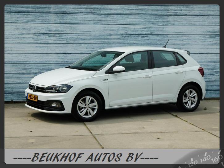 Volkswagen Polo 1.0 TSI R-line Carplay Velgen Navi Cruise, Auto's, Volkswagen, Bedrijf, Te koop, Polo, ABS, Adaptive Cruise Control