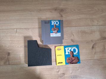 NES Nintendo 8 bit game KO boxing beschikbaar voor biedingen