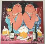Dikke dames schilderij, Ophalen of Verzenden, Zo goed als nieuw