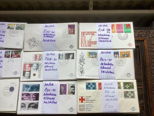 Ook per pak te koop E70-411 100stuks nu 5,00 euro 10.000 fdc, Postzegels en Munten, Postzegels | Eerstedagenveloppen, Onbeschreven