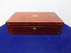 Mahonie schrijfkist cuba mahonie 19e eeuw., Antiek en Kunst, Ophalen of Verzenden