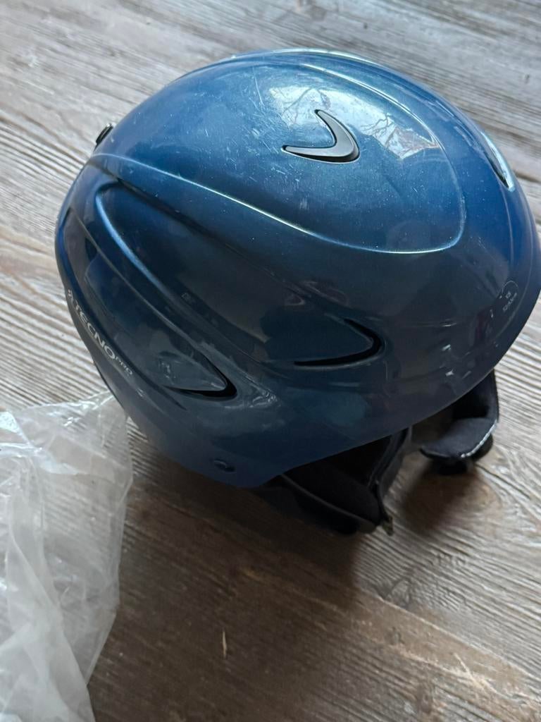 Skihelm S  52/53 blauwTechno, Gebruikt, Overige typen, Skiën, Minder dan 100 cm