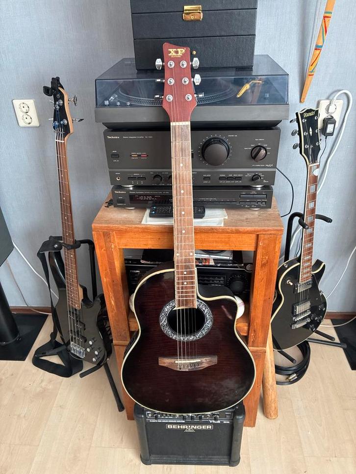 XP Handmade Akoestisch/Elektrische Gitaar, Muziek en Instrumenten, Snaarinstrumenten | Gitaren | Akoestisch, Gebruikt, Western- of Steelstringgitaar