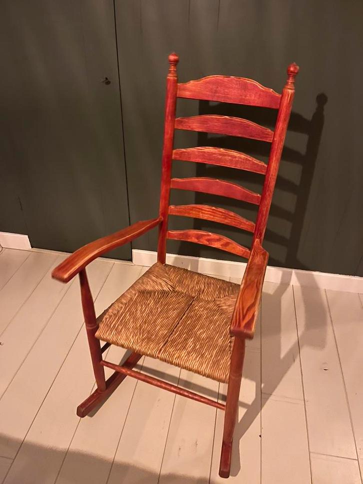 Schommelstoel kinderkamer, Huis en Inrichting, Stoelen, Gebruikt, Eén, Hout, Bruin, Ophalen