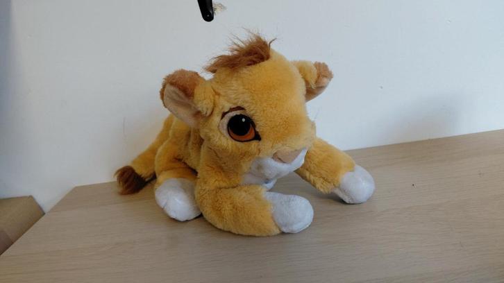 Baby Simba disney knuffel, Verzamelen, Disney, Zo goed als nieuw, Knuffel, Leeuwenkoning of Jungle Boek, Ophalen of Verzenden