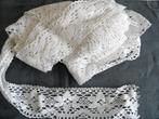 15 meter mooie witte katoennen kant zie foto's no 2, Ophalen of Verzenden, Nieuw, Lint, Band of Elastiek
