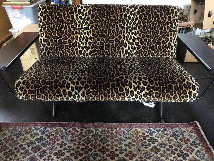 Gelderland bankje, Huis en Inrichting, Banken | Bankstellen, Gebruikt, Rechte bank, Tweepersoons, 150 tot 200 cm, 75 tot 100 cm