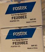 Fostex FE208E Sigma incl Originele behuizing en supertweeter, Audio, Tv en Foto, Luidsprekers, Gebruikt, Minder dan 60 watt, Front, Rear of Stereo speakers