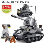 🎁 WW2 Bouwstenen - C23 - Duitse SD.KFZ.139 Marder III 🎁, Ophalen of Verzenden, Nieuw, Overige merken