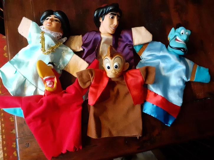 Aladdin handpoppen poppenkastpoppen, Dieren en Toebehoren, Hondenkleding, Ophalen of Verzenden