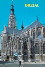 V1 gelopen ansichtkaart oude kerk breda, Verzamelen, Ophalen of Verzenden, 1960 tot 1980, Gelopen, Noord-Brabant