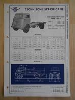 DAF 1500 C Technische Specificatie folder 1958 Kikker 1500C, Ophalen, Zo goed als nieuw, Overige merken, DAF