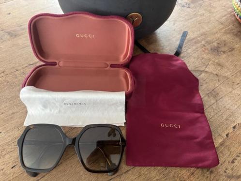 Bruine zonnebril Gucci, Sieraden, Tassen en Uiterlijk, Zonnebrillen en Brillen | Dames, Nieuw, Zonnebril, Overige merken, Bruin