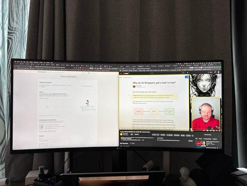 LG Ultrawide 34 inch Computer monitor, Computers en Software, Monitoren, Zo goed als nieuw, 151 t/m 200 Hz, DisplayPort, HDMI