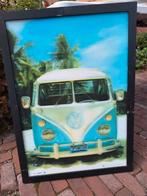 Lijst met plaat VW busje, Antiek en Kunst, Kunst | Schilderijen | Klassiek, Ophalen of Verzenden