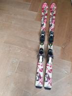 Kinderskies meisjes ski Salomon Jade 130 met skistokken, Gebruikt, Ophalen of Verzenden, Skiën