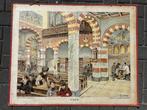 Kerkinterieur - dopen, Antiek en Kunst, Antiek | Schoolplaten, Ophalen of Verzenden, Huis en Tuin