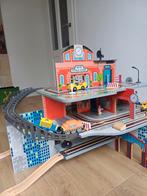 Playtive junior treinstationset XXL, Kinderen en Baby's, Speelgoed | Houten speelgoed, Ophalen, Gebruikt, Overige typen