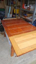 Uitschuifbare eettafel, Huis en Inrichting, Tafels | Eettafels, Ophalen, Gebruikt, 100 tot 150 cm, 50 tot 100 cm