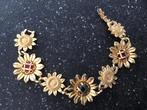 Vintage verguld Monet armband., Sieraden, Tassen en Uiterlijk, Armbanden, Ophalen, Zo goed als nieuw