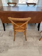Crossback eetkamerstoelen/keukenstoelen 4 x, Antiek en Kunst, Ophalen