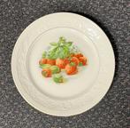 Oud wandbord FRUIT - Regout - aardbeien aardbei, Antiek en Kunst, Ophalen of Verzenden