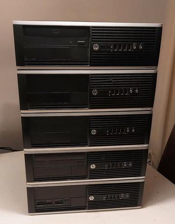Partij Computers 5 x HP Elite 8300 SFF - I5 - Hdd - 12 GB  beschikbaar voor biedingen