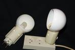 stekkerslamp wandlamp retro lamp 1960 vintage stopcontact la, Ophalen of Verzenden, Gebruikt, Metaal