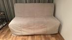 Slaapbank Ikea met zandkleur overtrek, Ophalen, Gebruikt, Tweepersoons, 140 cm