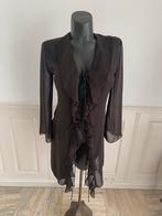 Lady pirola duster Maat s Bruin transparant, Kleding | Dames, Verzenden, Bruin