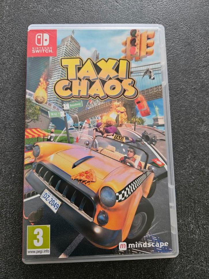 Taxi Chaos - Nintendo Switch, Spelcomputers en Games, Games | Nintendo Switch, Gebruikt, Racen en Vliegen, 1 speler, Vanaf 3 jaar