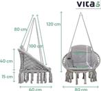 Hangstoel voor binnen en buiten nieuw, verzending mogelijk!, Overige materialen, Nieuw, Ophalen of Verzenden, X