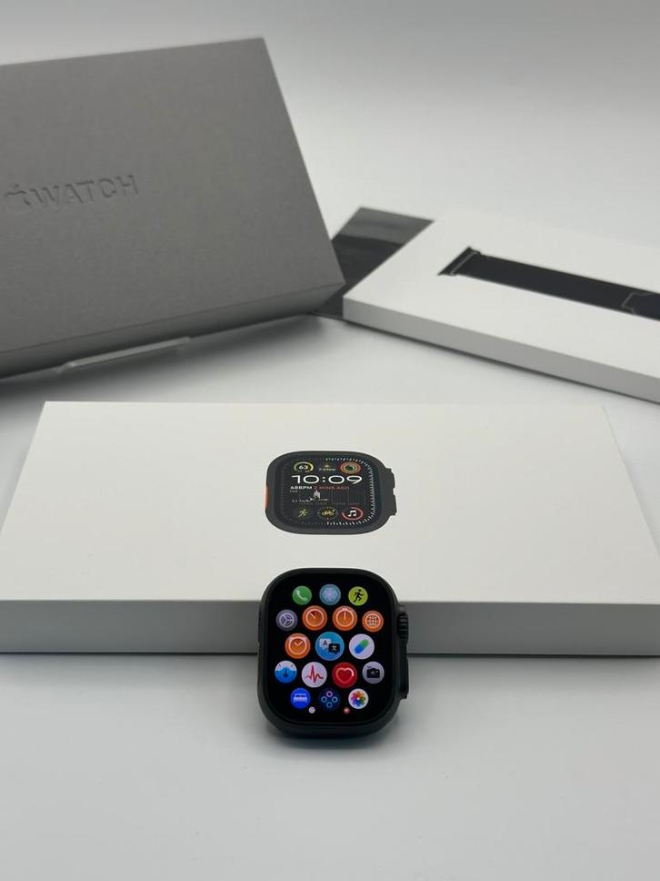 Apple Watch Ultra 2 - LTE (Black Titanium) - Nieuwstaat!, Telecommunicatie, Mobiele telefoons | Toebehoren en Onderdelen, Zo goed als nieuw
