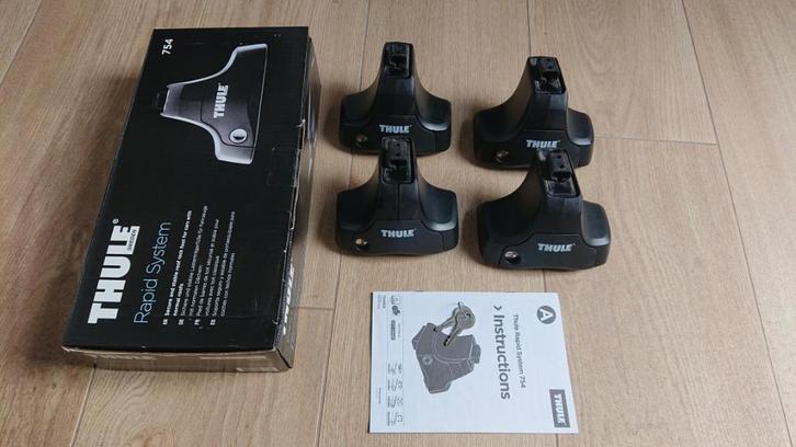 Thule Rapid System 754 voetenset, Auto diversen, Dakdragers, Gebruikt, Ophalen of Verzenden
