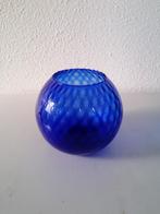 blauwe empoli ronde vaas, Antiek en Kunst, Ophalen of Verzenden