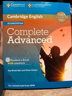 Cambridge English Complete Advanced - Student's Book, Ophalen of Verzenden, Zo goed als nieuw, Non-fictie