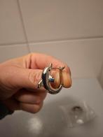 Prachtige echt zilveren dolfijn oorbellen, Ophalen of Verzenden, Zo goed als nieuw, Zilver, Zilver