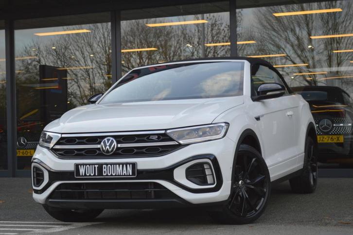 Volkswagen T-Roc Cabrio 1.5 TSI R-Line DSG Led Leder Navi Vi, Auto's, Volkswagen, Bedrijf, Te koop, T-Roc, ABS, Achteruitrijcamera