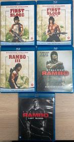 First blood 1 2 3 4 5 blu ray NL versie rambo set, Ophalen of Verzenden, Zo goed als nieuw, Actie